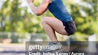 landing from a jump, knee tracking true